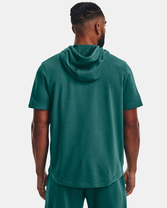 Men's UA Rival Terry Short Sleeve Hoodie image number 1