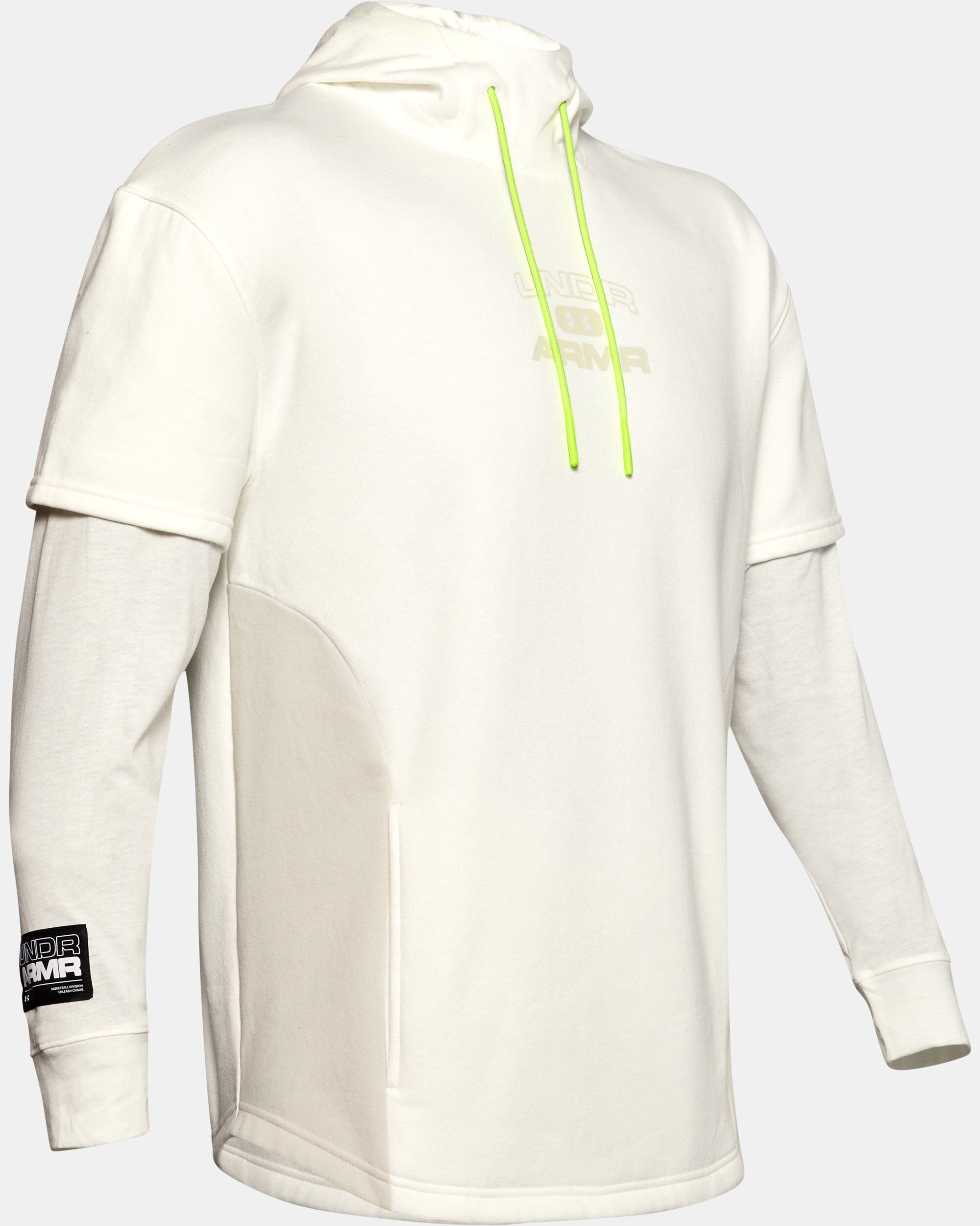 Buy Men s UA Moments Fleece Hoodie White in Dubai UAE Under Armour