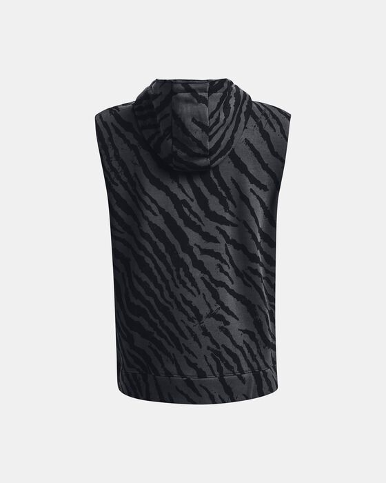 Men's Project Rock Rival Fleece Sleeveless Printed Full-Zip image number 5