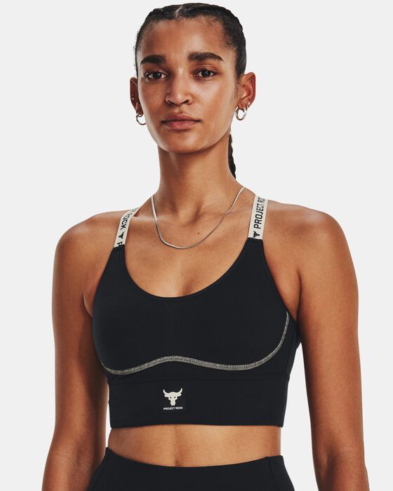 Women's Project Rock Infinity Mid Sports Bra image number 0