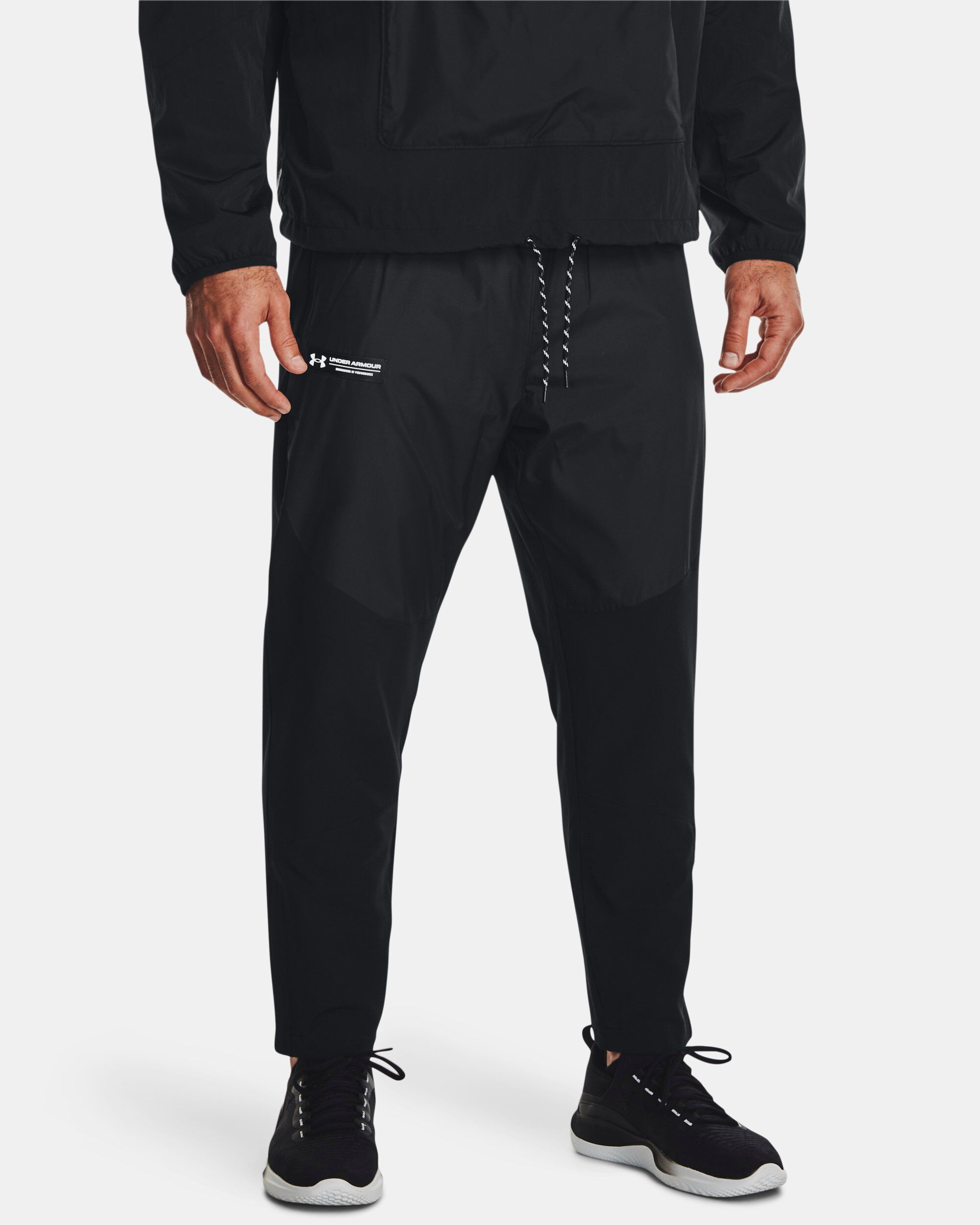 Buy Men s UA RUSH Woven Pants Black in Dubai UAE Under Armour