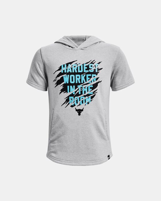 Boys' Project Rock Short Sleeve Hoodie image number 0
