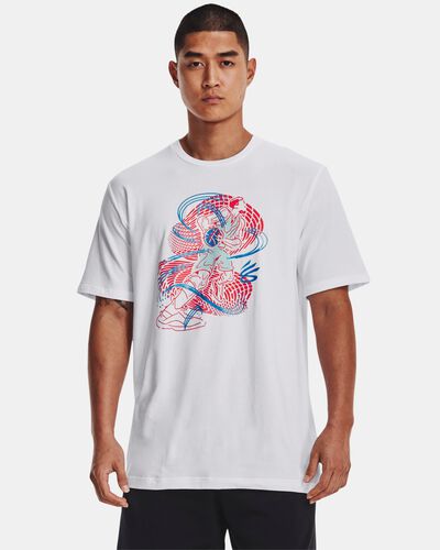 Men's Curry Animated Sketch Short Sleeve