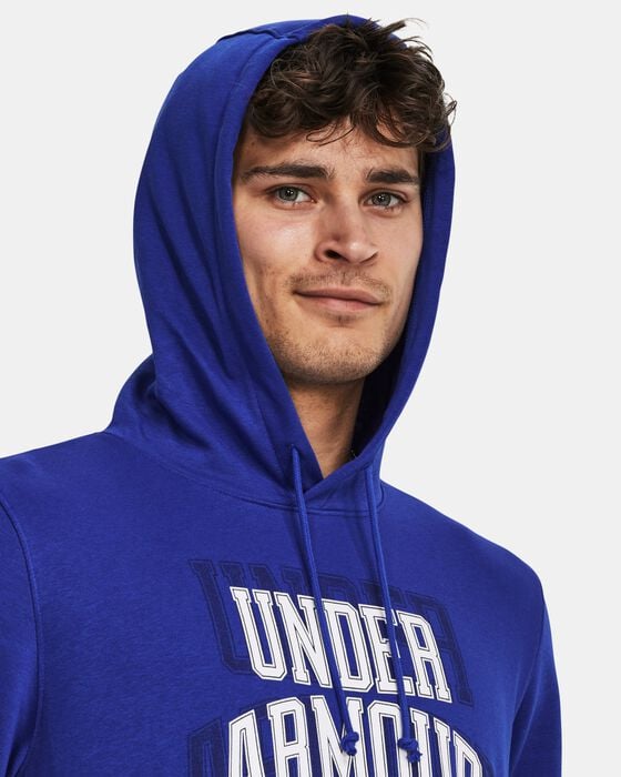 Men's UA Rival Terry Graphic Hoodie image number 3