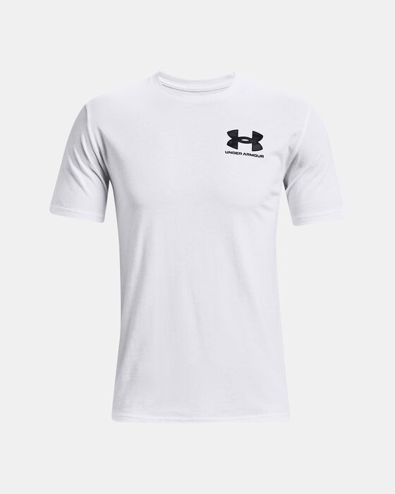 Men's UA ABC Camo Fill Wordmark Short Sleeve image number 4