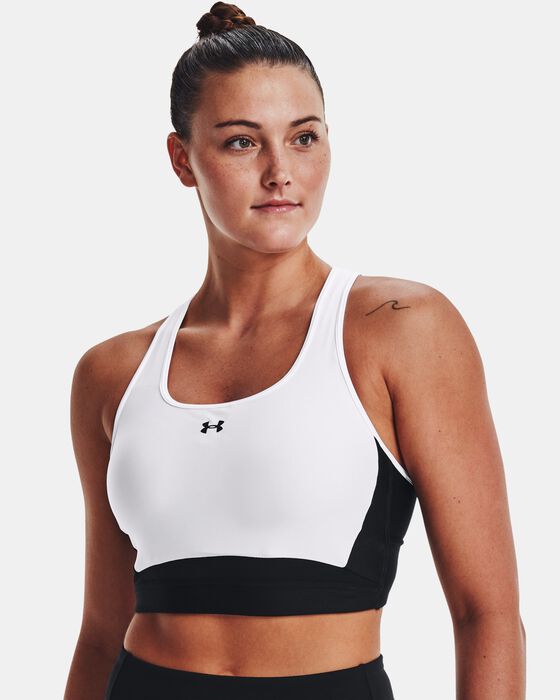 Women's Armour® Mid Crossback Long Line Sports Bra image number 2