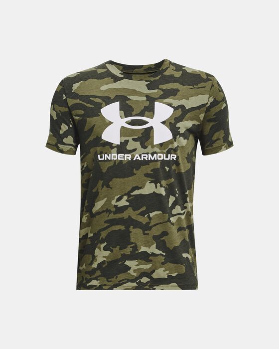 Boys' UA Sportstyle Logo Printed Short Sleeve image number 0