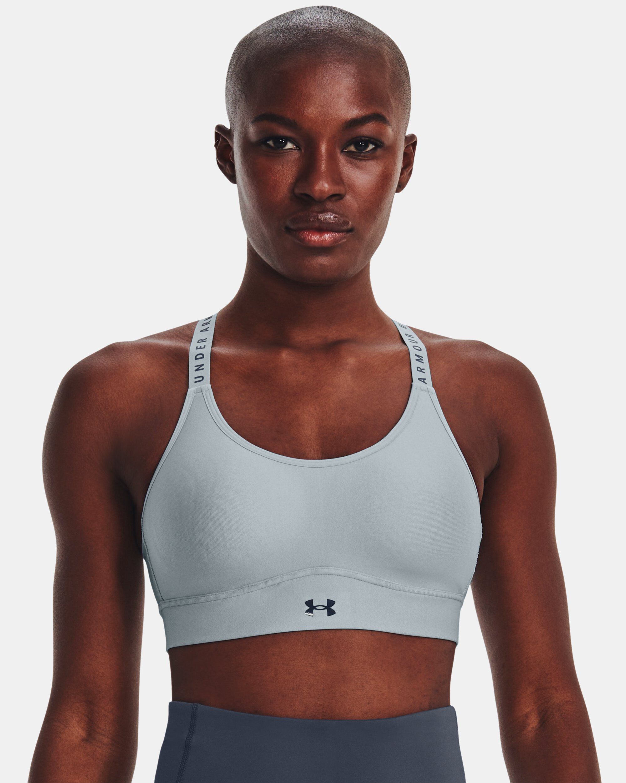 Under Armour Women's Project Rock Infinity Mid Sports Bra Purple in Dubai,  UAE