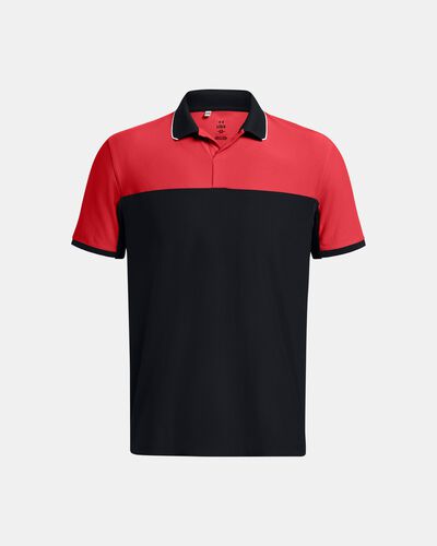 Men's UA Tour Tips Blocked Polo