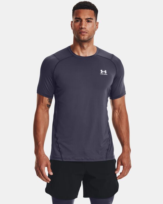 Men's HeatGear® Armour Fitted Short Sleeve image number 0