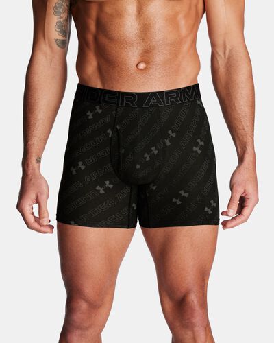 Men's UA Performance Cotton 6" 3-Pack Printed Boxerjock®
