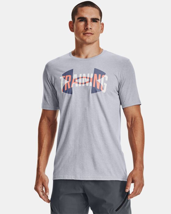 Men's UA Training Overlay Short Sleeve image number 0