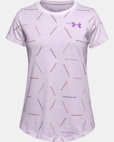 Girls' UA Twitch Multi Print Short Sleeve