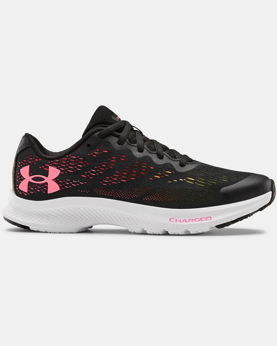 Girls' Grade School UA Charged Bandit 6 Running Shoes image number 0