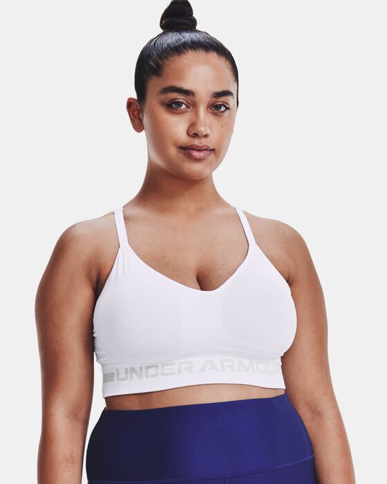 Women's UA Seamless Low Long Sports Bra image number 4