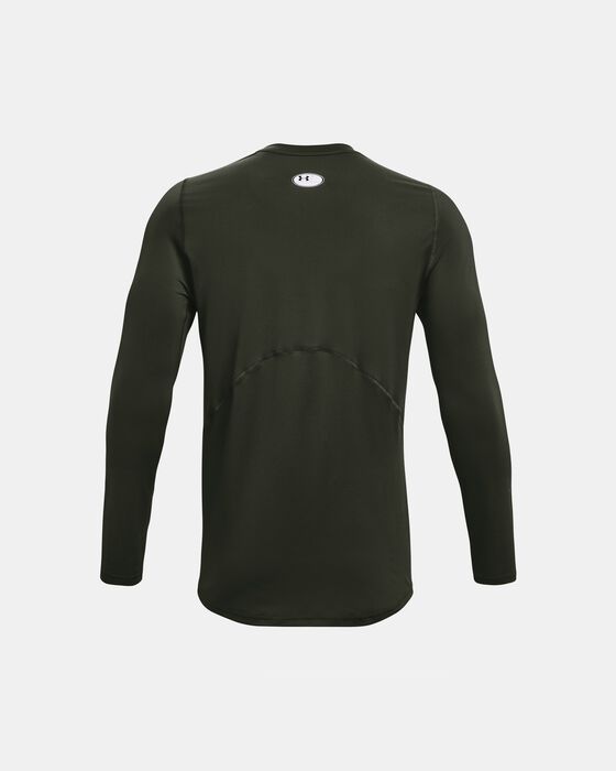 Men's HeatGear® Armour Fitted Long Sleeve image number 5