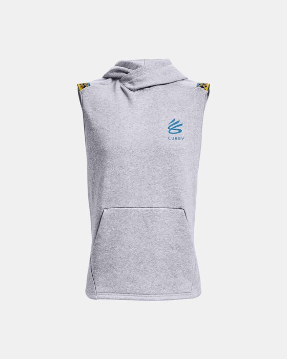 Men's Curry Fleece Sleeveless Hoodie image number 6