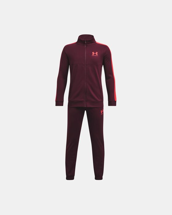 Boys' UA Knit Colorblock Track Suit image number 0