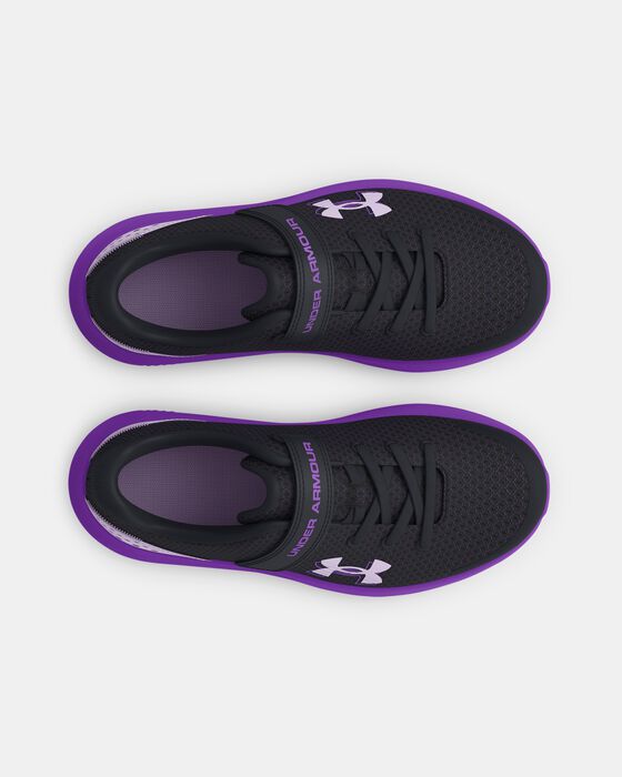 Girls' Pre-School UA Surge 4 AC Running Shoes image number 2