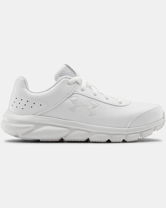 Grade School UA Assert 8 Uniform Synthetic Running Shoes image number 0