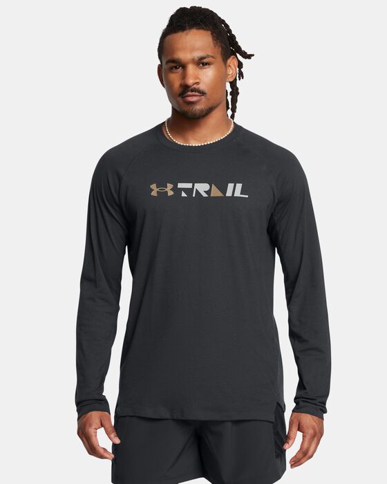 Men's UA Trail Run Graphic Long Sleeve image number 0