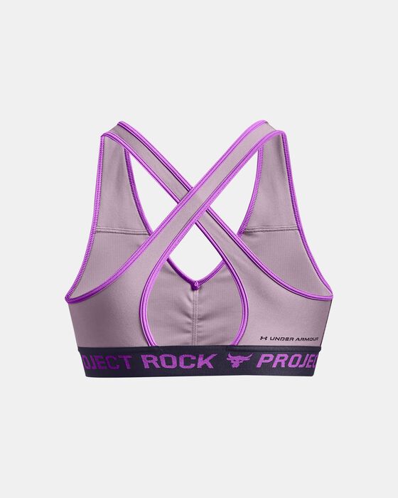 Women's Project Rock Crossback Disrupt Sports Bra image number 9