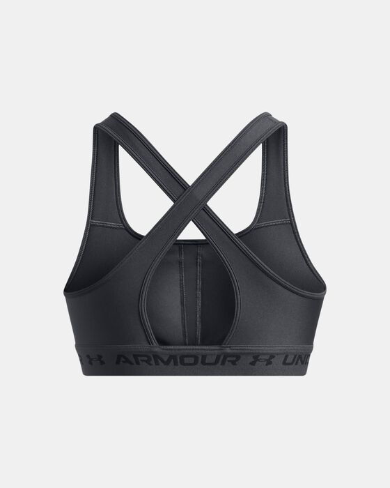 Women's Armour® Mid Crossback Sports Bra image number 3
