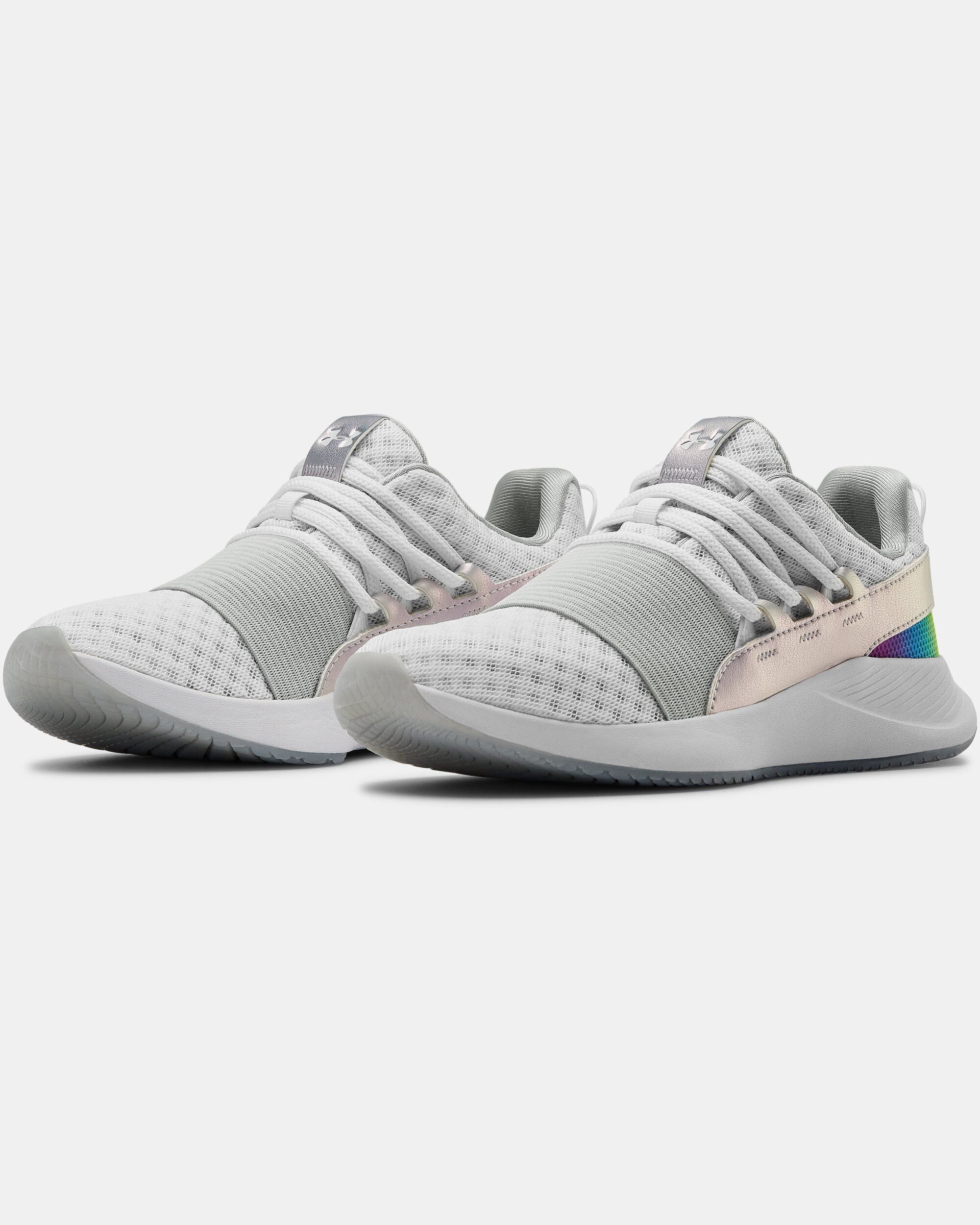 Women's ua charged breathe iridescent shoes 2025