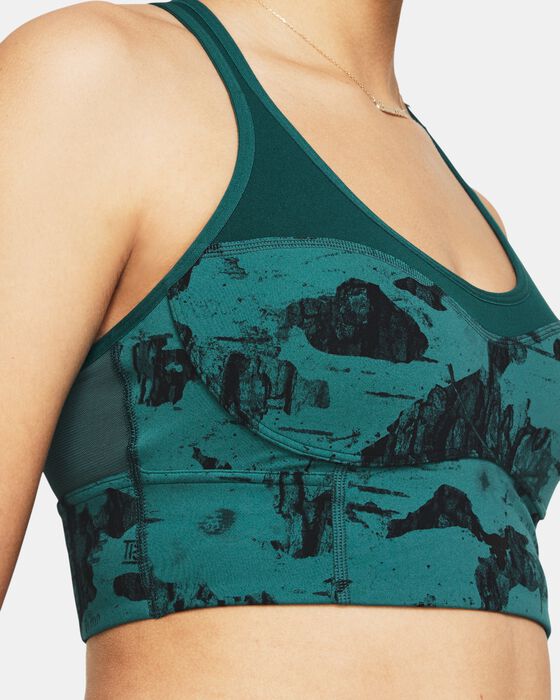 Women's Project Rock Infinity Let's Go LL Printed Bra image number 4