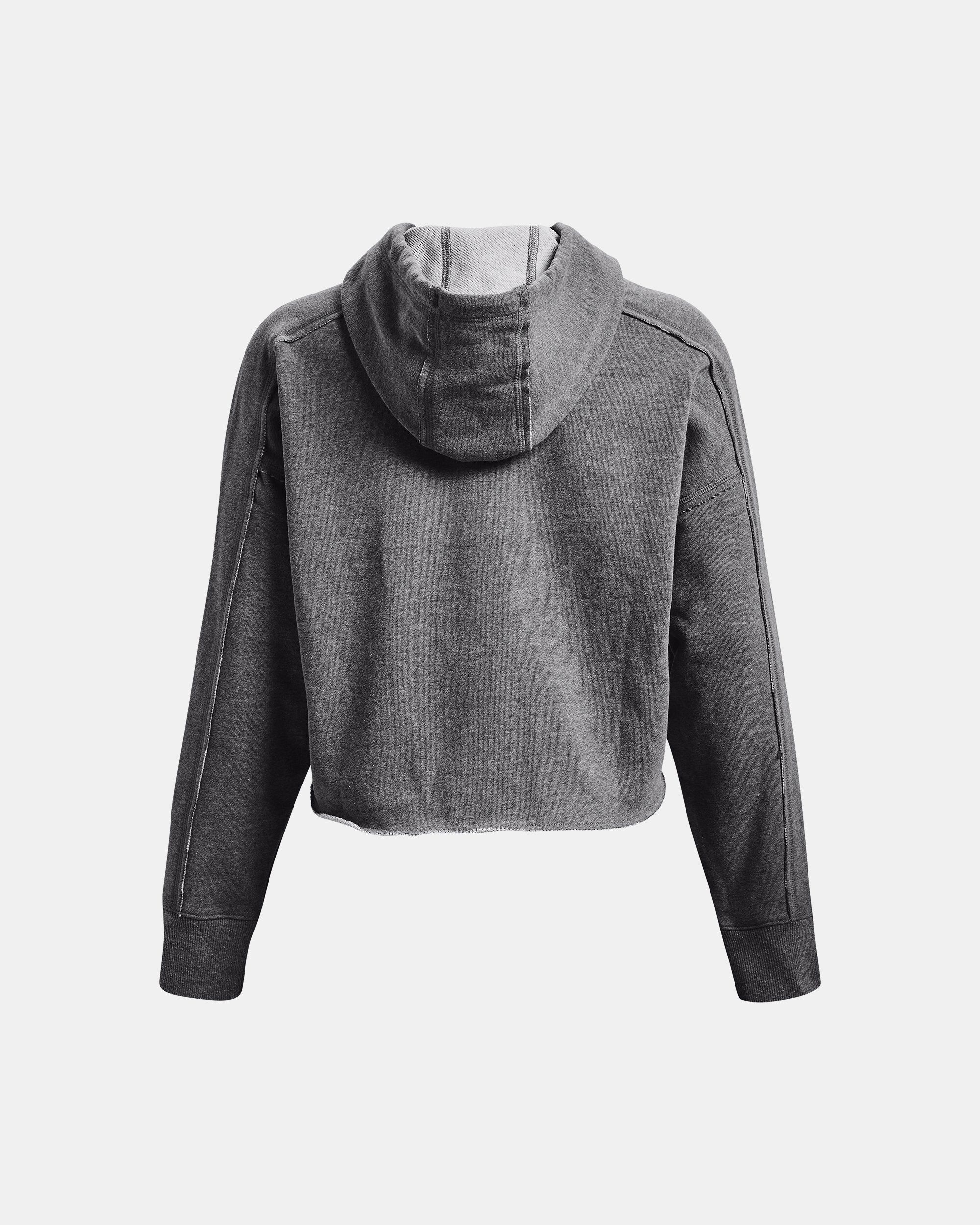 Under Armour Women s UA Terry Crop Hoodie Grey in Dubai UAE