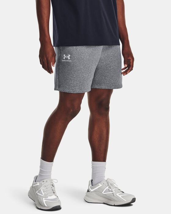 Men's UA Essential Fleece Shorts image number 0
