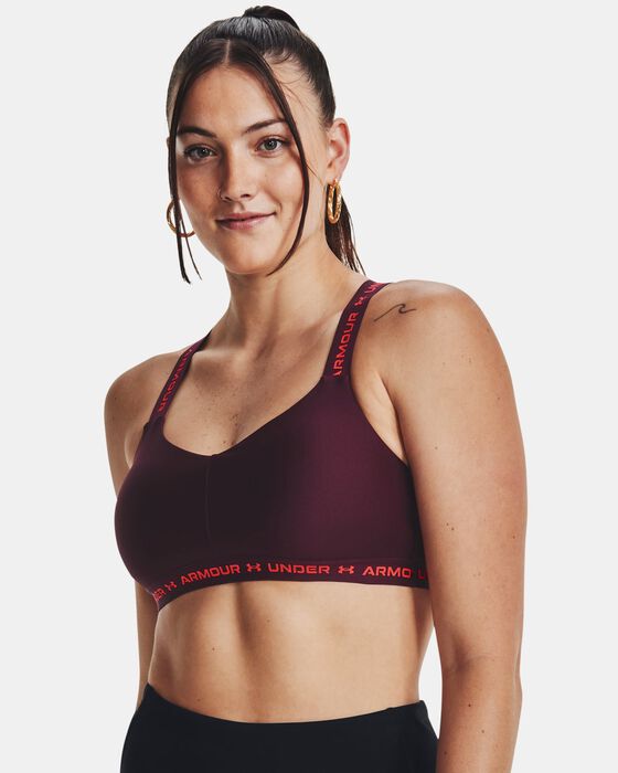 Women's UA Crossback Low Sports Bra image number 2