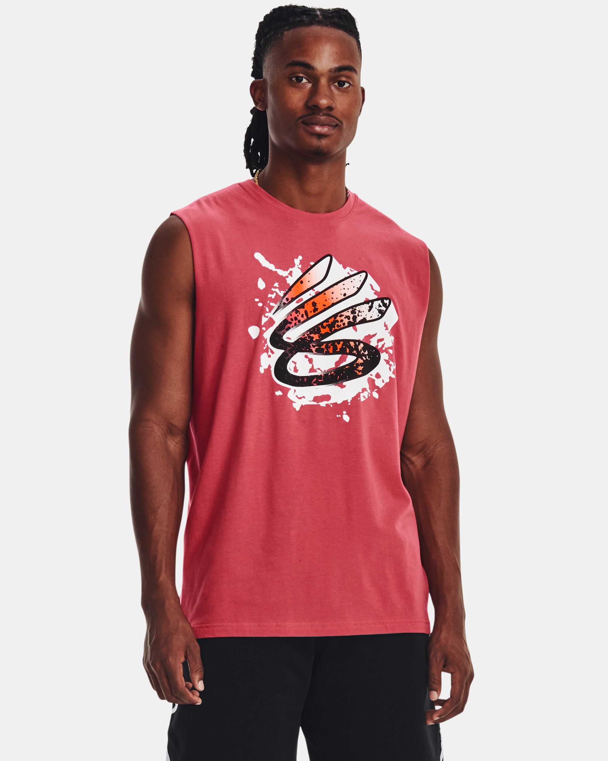 Under Armour Men s Curry Sleeveless T Shirt Red in Dubai UAE
