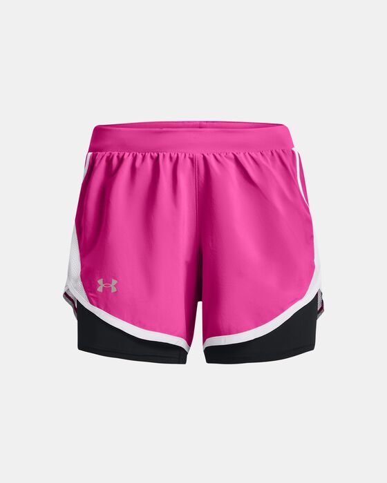 Women's UA Fly-By 2.0 2-in-1 Shorts image number 6