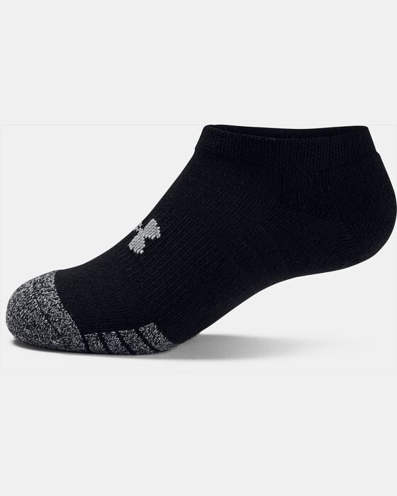 Youth HeatGear® No Show Socks 3-Pack image number 4