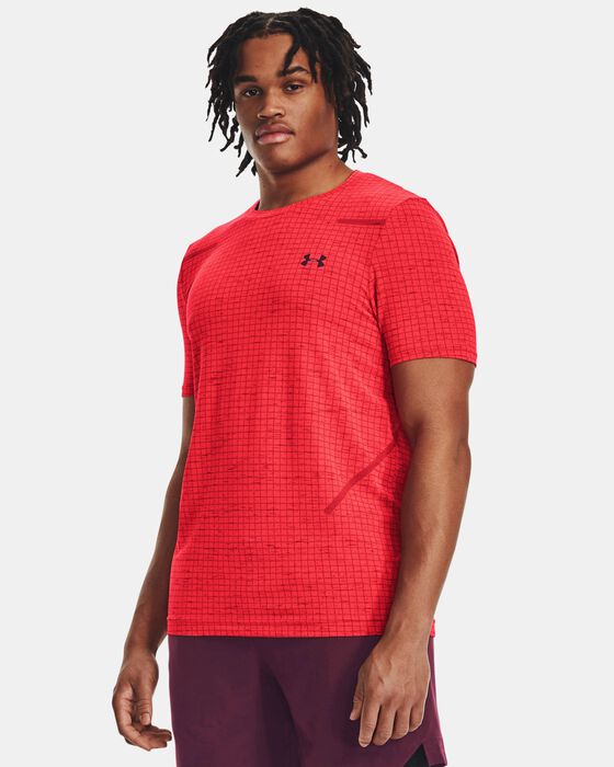 Men's UA Seamless Grid Short Sleeve image number 0