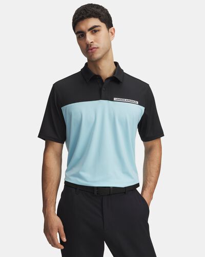 Men's UA Tee To Green Color Block Polo