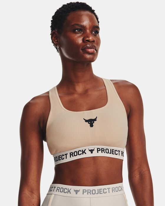 Women's Project Rock Crossback Training Ground Sports Bra image number 0