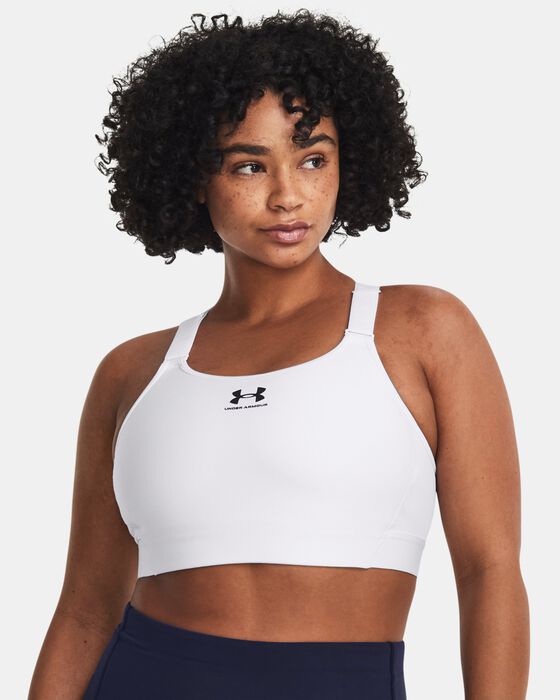 Women's HeatGear® Armour High Sports Bra image number 1