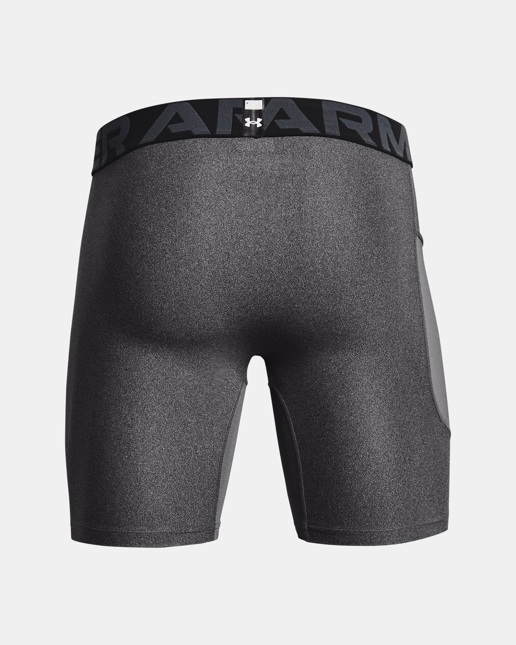 Under Armour Men s HeatGear Armour Compression Shorts Grey in
