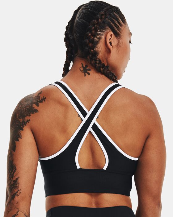 Women's Armour® Mid Crossback Long Line Sports Bra image number 1