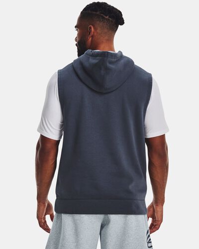 Men's Curry Fleece Sleeveless Hoodie