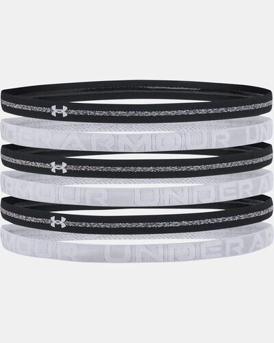 Women's UA Heathered Mini Headbands - 6 Pack