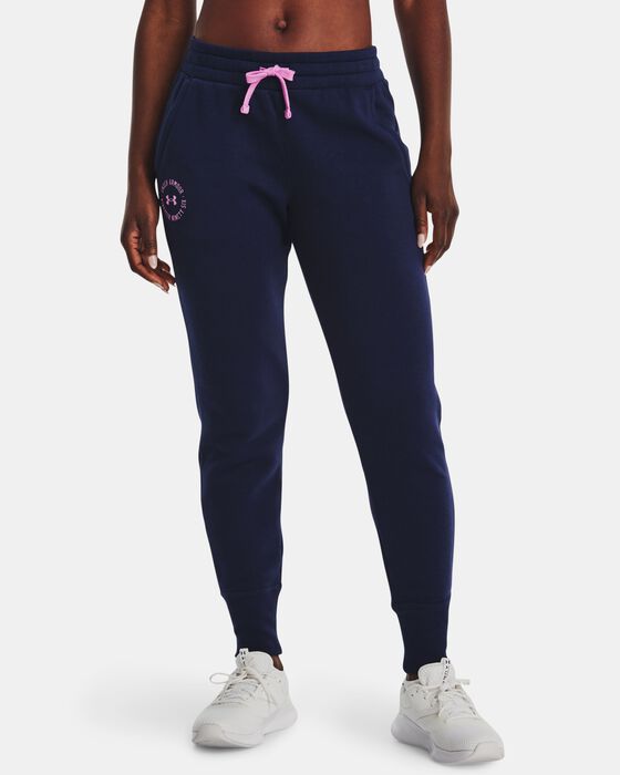 Women's UA Rival Fleece Crest Joggers image number 0