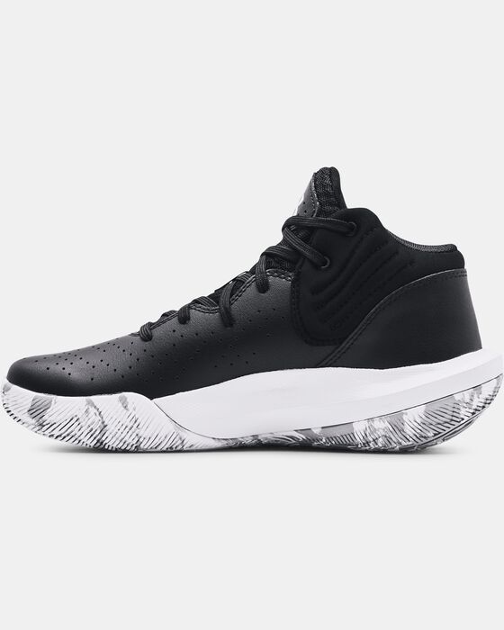 Grade School UA Jet '21 Basketball Shoes image number 1