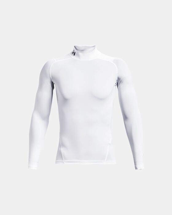 Men's HeatGear® Mock Long Sleeve image number 4