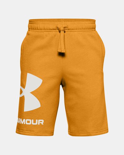 Boys' UA Rival Fleece Big Logo Shorts