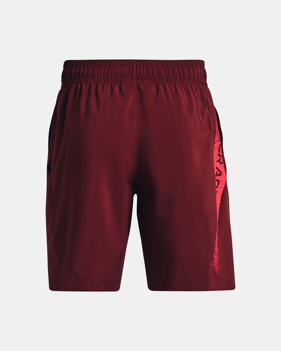 Men's UA Woven Graphic Shorts image number 6