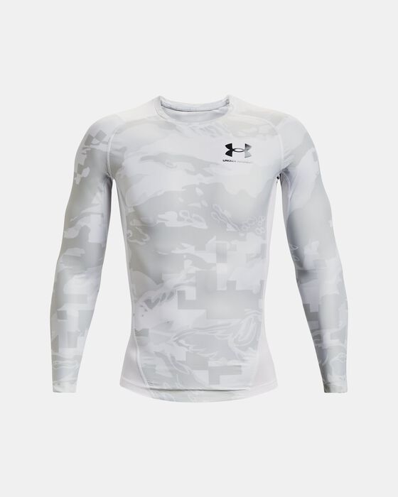 Men's UA Iso-Chill Compression Printed Long Sleeve image number 6