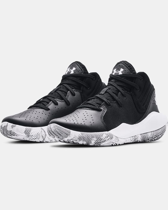 Grade School UA Jet '21 Basketball Shoes image number 3